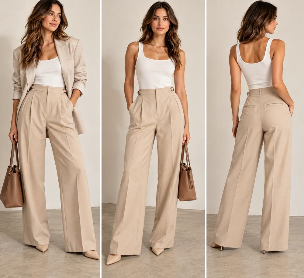 Abercrombie & Fitch A&F Sloane Tailored Pants Size 28 Regular NWT Beige